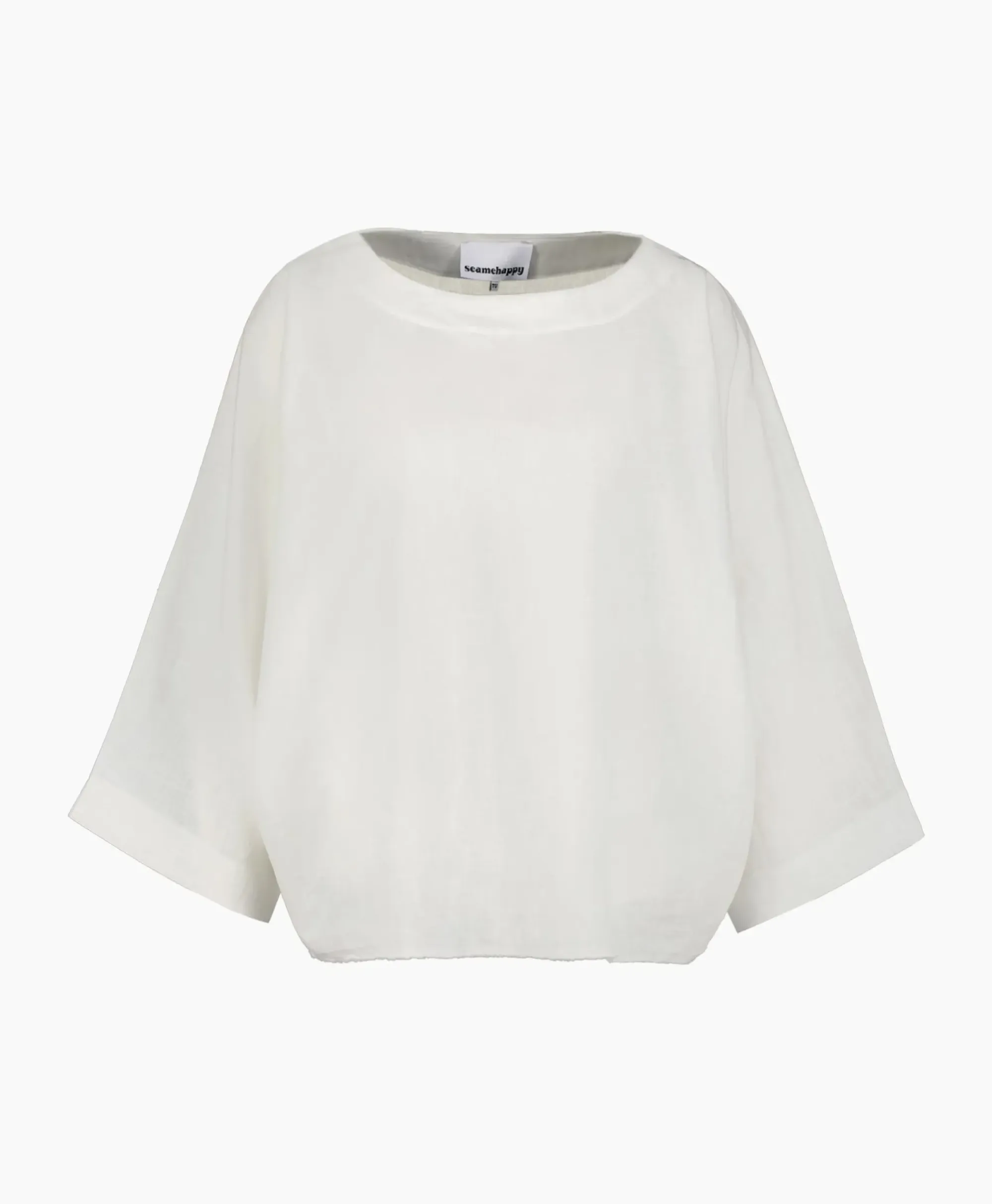 T-Shirts & Tops^Sea Me Happy Top Moorea Linen Off White