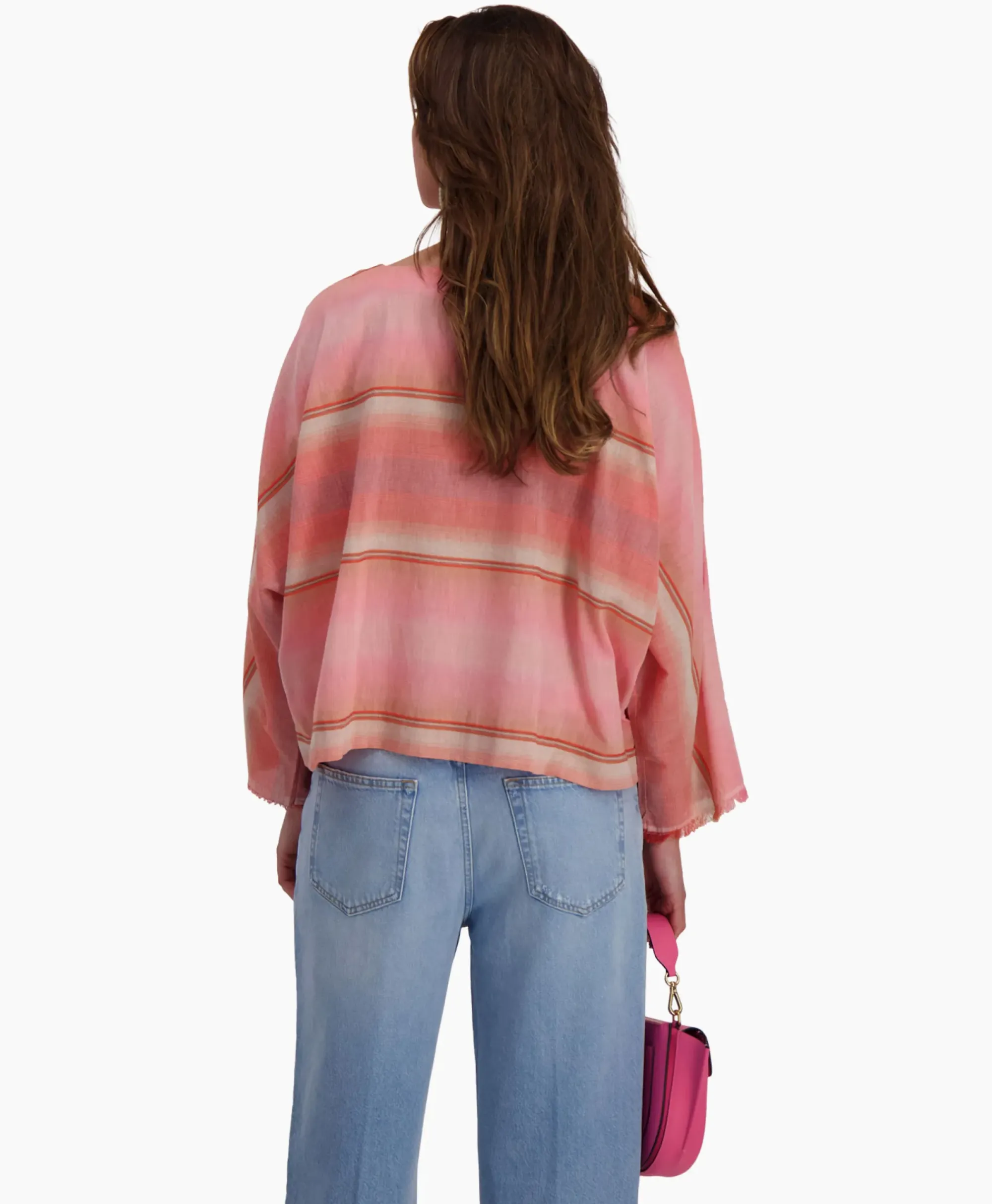 T-Shirts & Tops^Sea Me Happy Top Moorea Multicolour Oranje