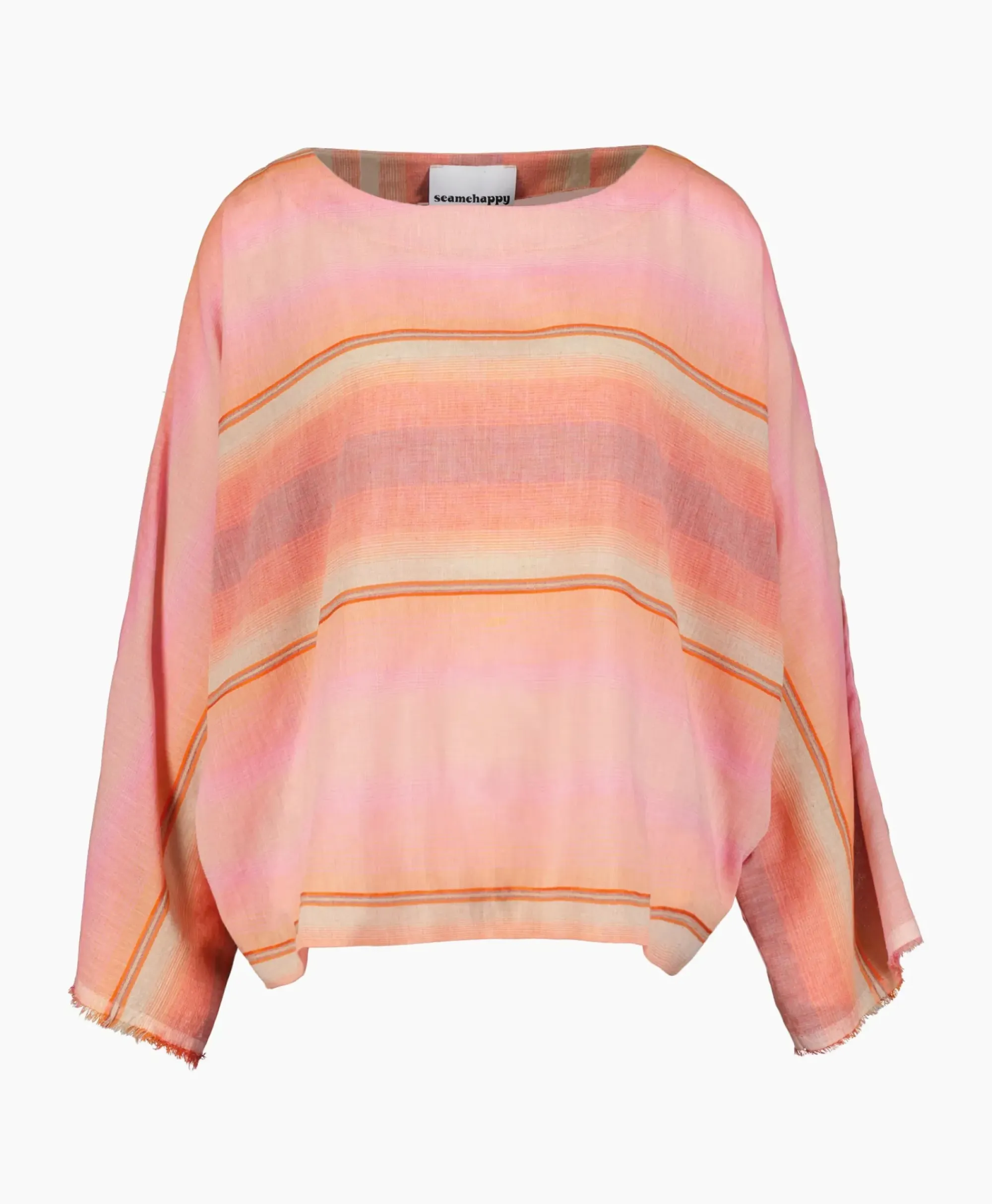 T-Shirts & Tops^Sea Me Happy Top Moorea Multicolour Oranje