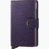 Portemonnees^Secrid Portemonnee Miniwallet Crisple Midden Paars