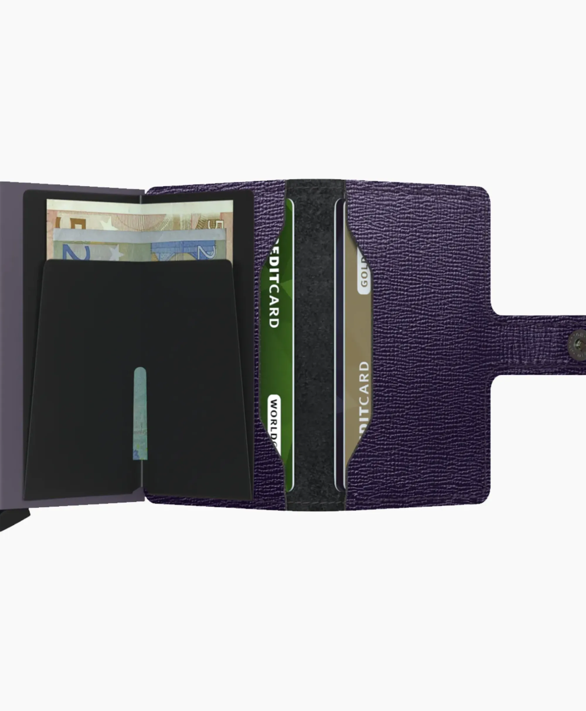 Portemonnees^Secrid Portemonnee Miniwallet Crisple Midden Paars