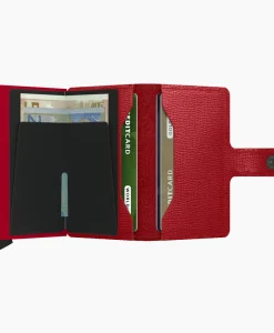 Portemonnees^Secrid Portemonnee Miniwallet Crisple Rood