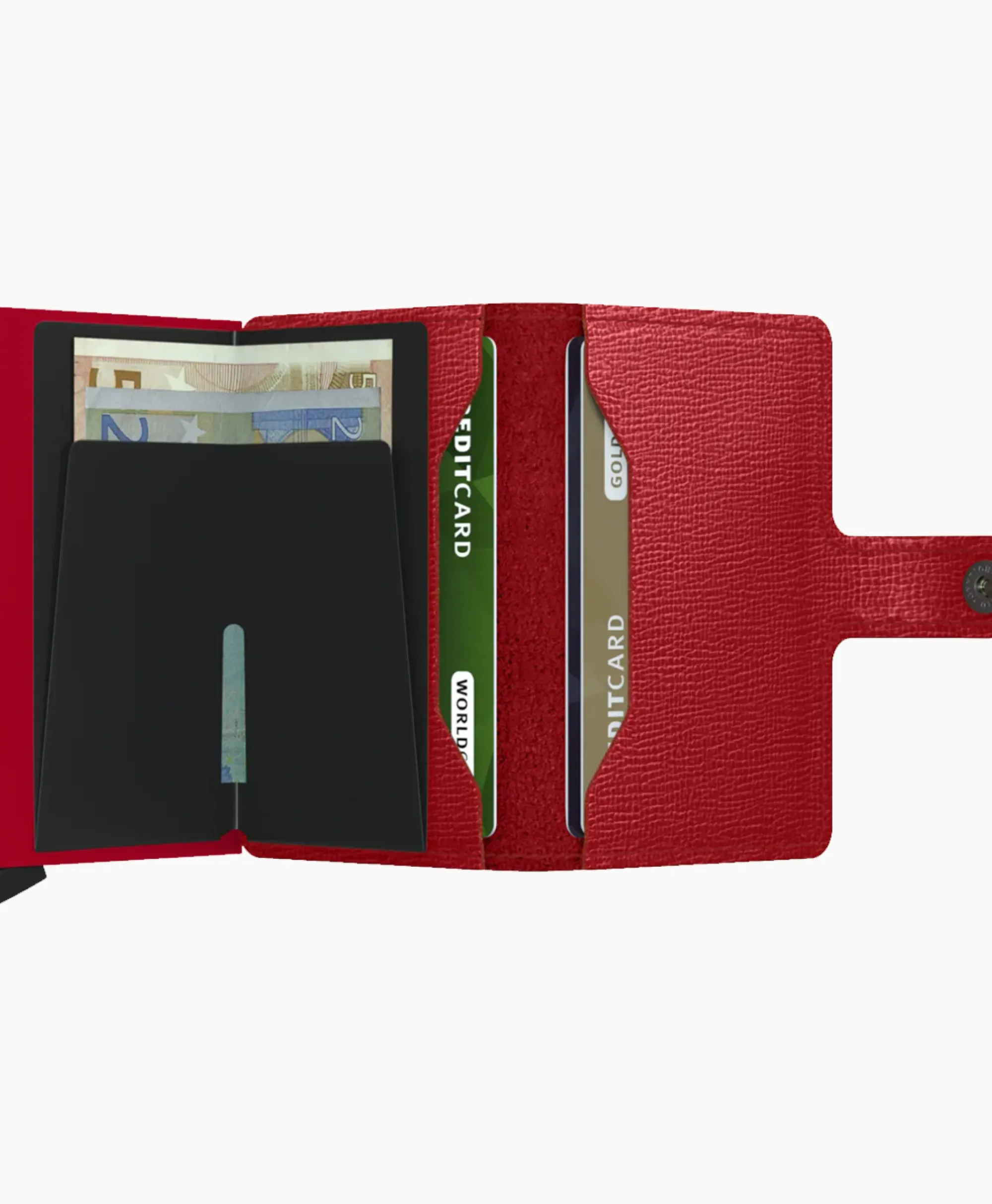 Portemonnees^Secrid Portemonnee Miniwallet Crisple Rood