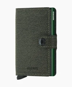 Portemonnees^Secrid Portemonnee Miniwallet Twist Groen