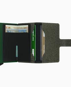 Portemonnees^Secrid Portemonnee Miniwallet Twist Groen