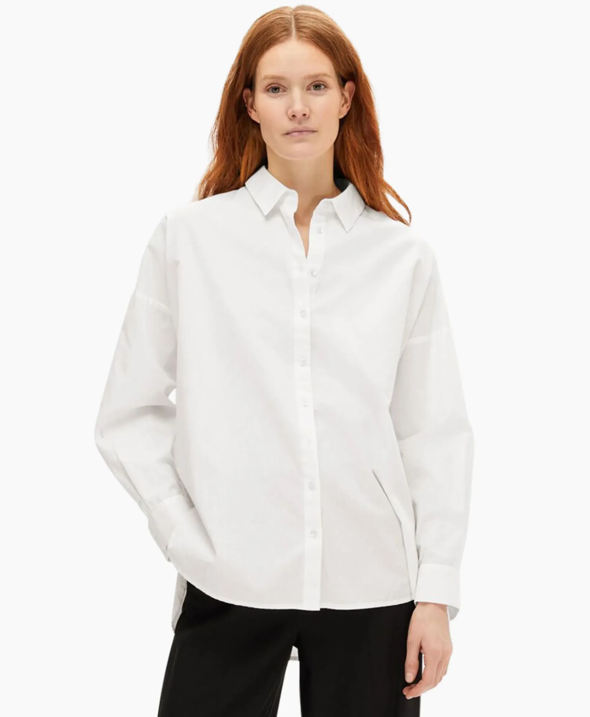 Blouses^Selected Femme Blouse Dina-Sanni Ls Shirt Noos Wit