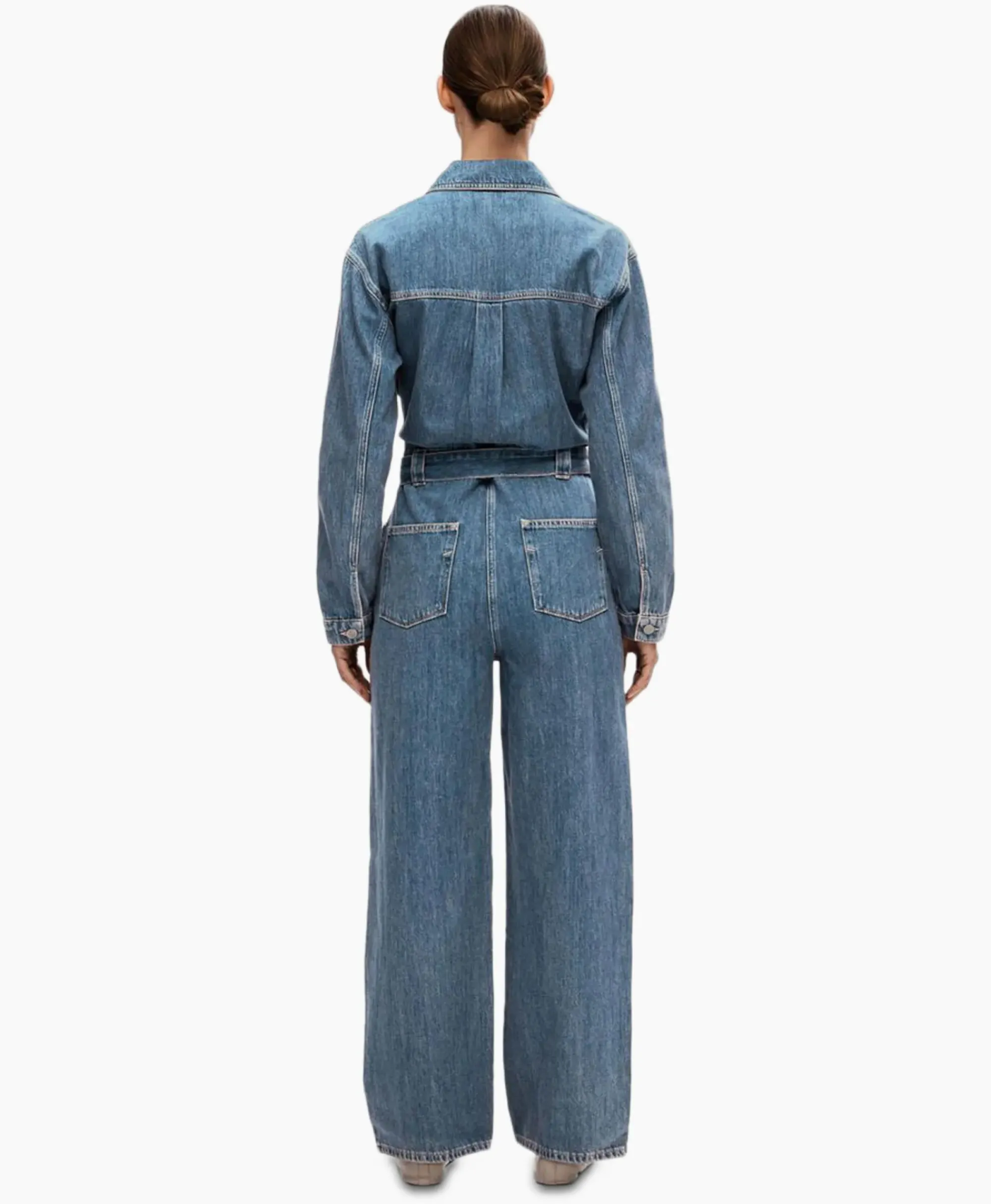 Jumpsuits^Selected Femme Jumpsuit Marley Ls Mid Blue Denim Jumpsui Jeans