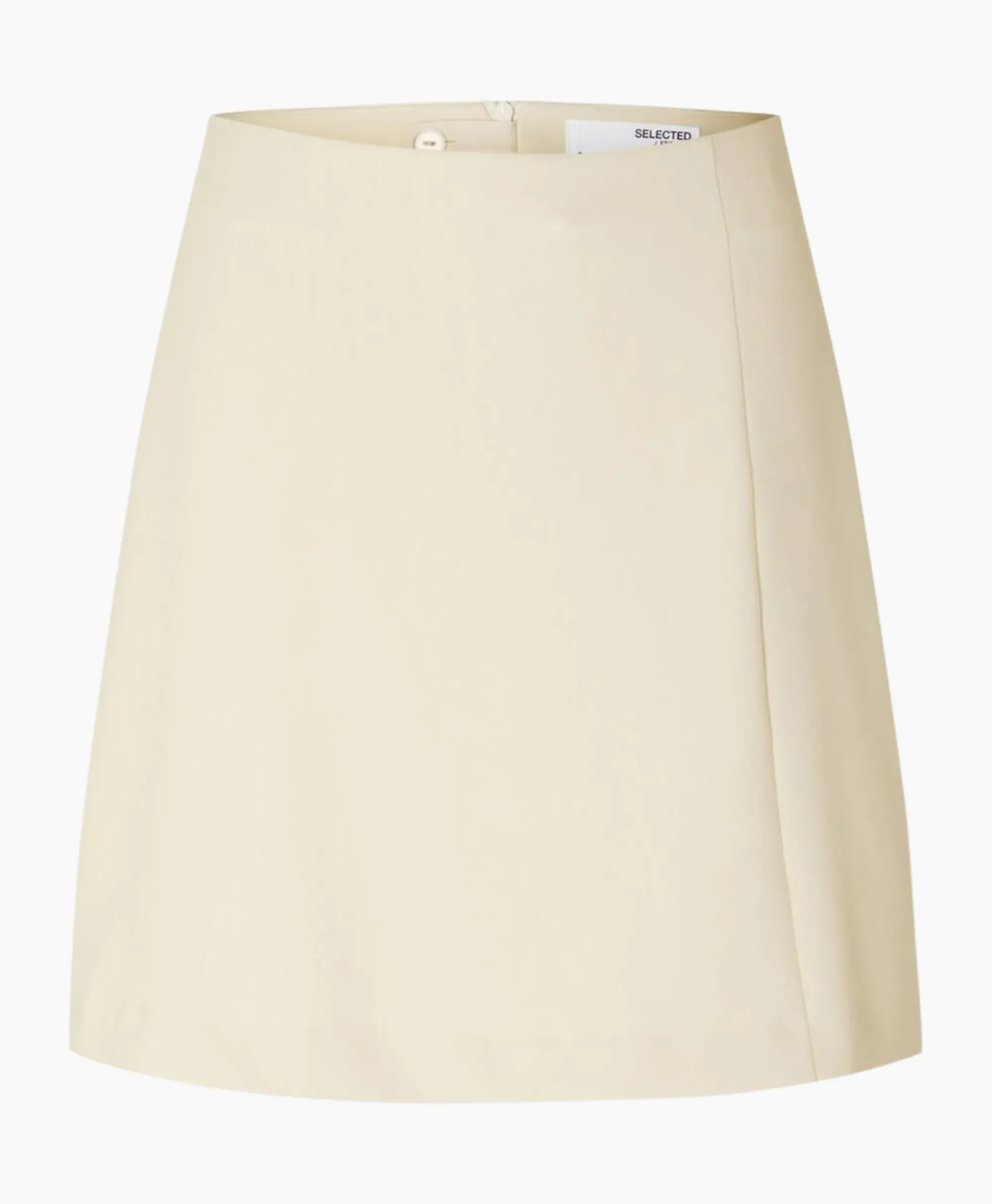 Rokken^Selected Femme Minirok Rita Mw Short Skirt Birch Off White