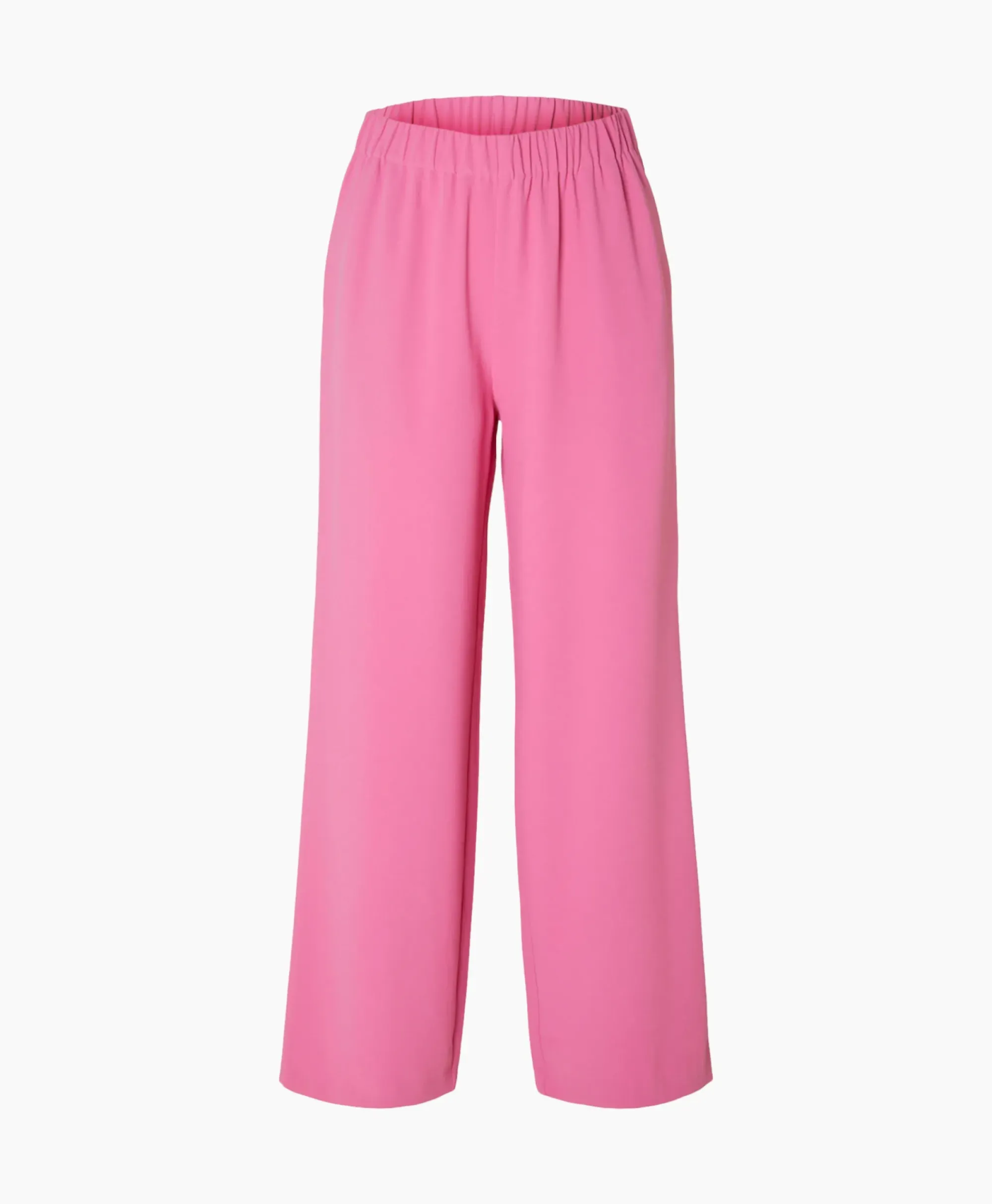 Broeken^Selected Femme Pantalon Tinni-Relaxed Mw Wide Pant N Noo Roze