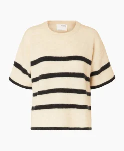 Truien^Selected Femme Pullover Maline-Liliana 2/4 Knit O-Neck N Diverse