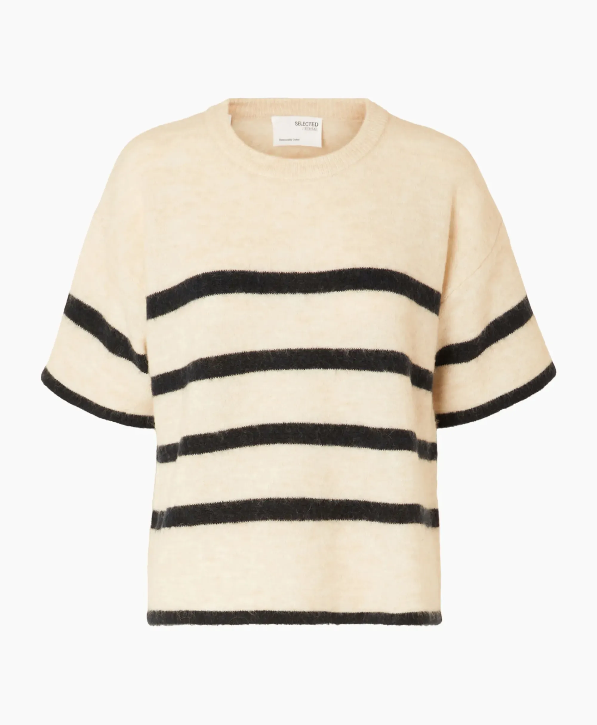 Truien^Selected Femme Pullover Maline-Liliana 2/4 Knit O-Neck N Diverse
