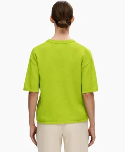 Truien^Selected Femme Pullover Maline-Liliana 2/4 Knit O-Neck N Groen