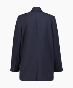 Blazers^Selected Femme Jasje Rita Ls Relaxed Blazer D Sapdonker Blauw