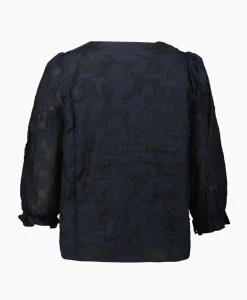 T-Shirts & Tops^Selected Femme Top Cathi-Sadie 3/4 Ff Donker Blauw