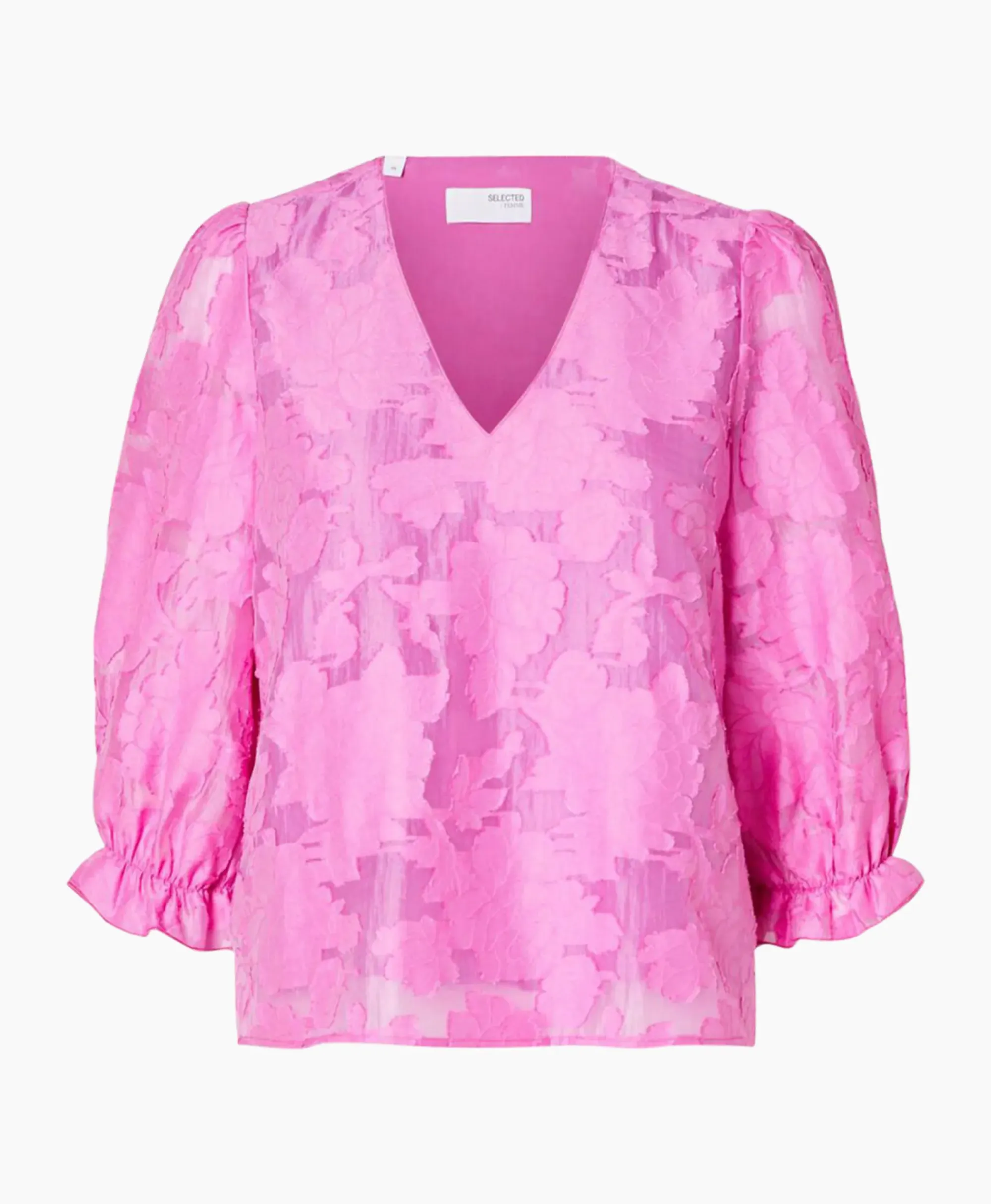 T-Shirts & Tops^Selected Femme Top Cathi-Sadie 3/4 Ff Roze