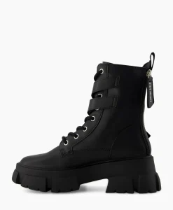 Laarzen^Steve Madden Enkellaars Traction Zwart