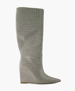 Laarzen^Steve Madden Lange Laars Showout R Zilver