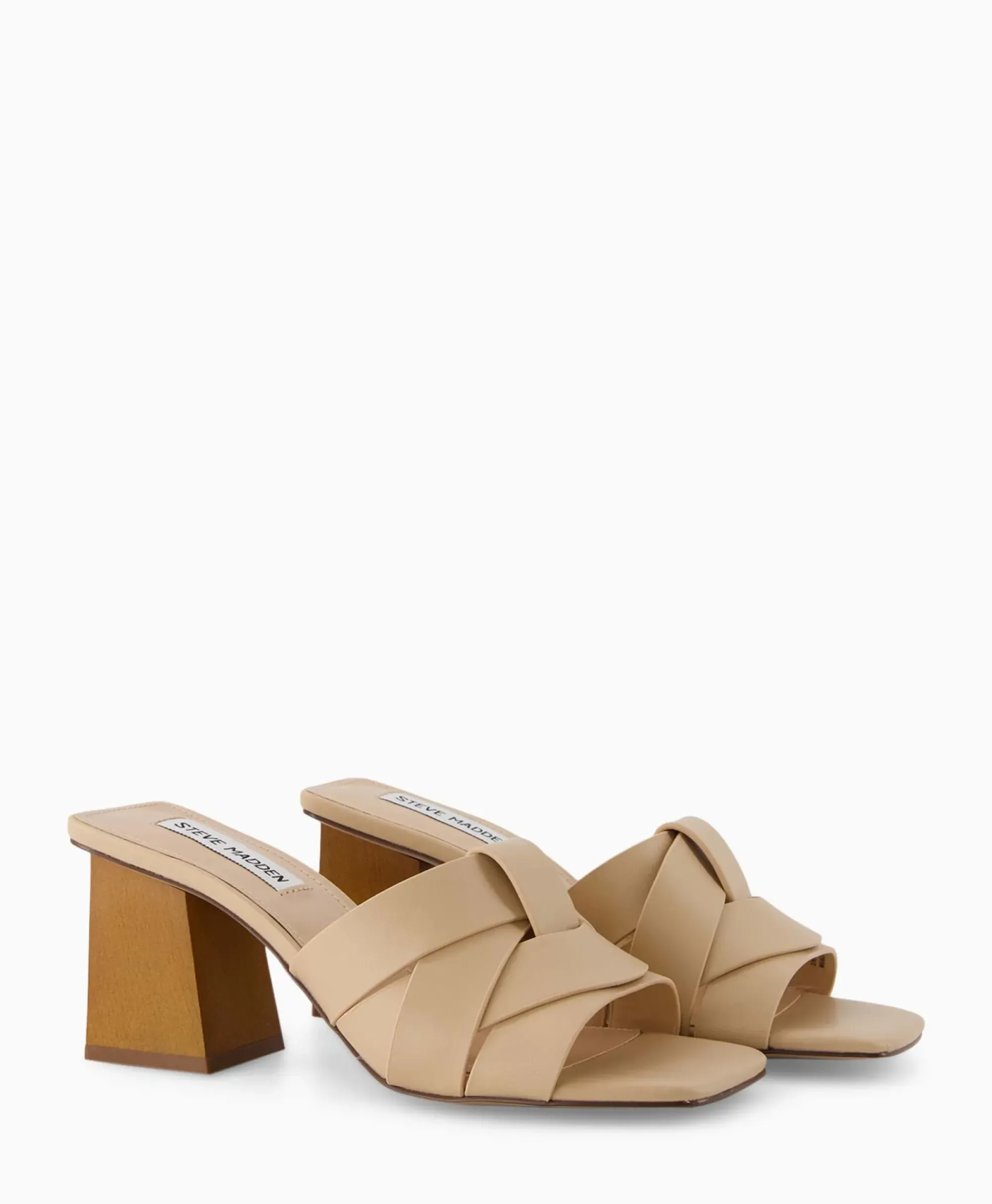 Sandalen^Steve Madden Sandaal Met Hak Amsterdam Beige