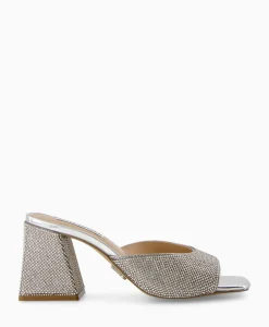 Sandalen^Steve Madden Sandaal Met Hak Glowing-R Zilver