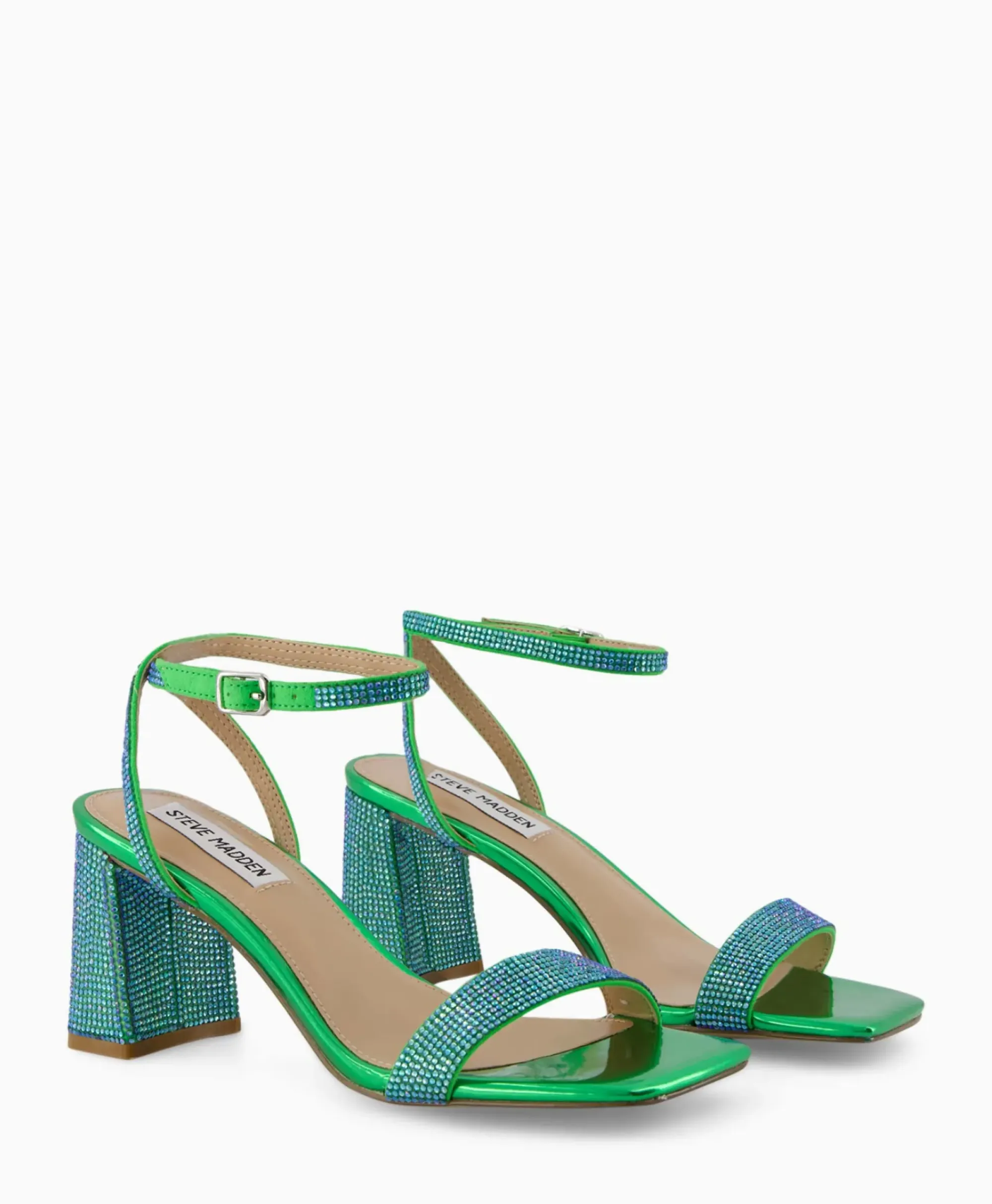 Sandalen^Steve Madden Sandaal Met Hak Luxe-R Blauw