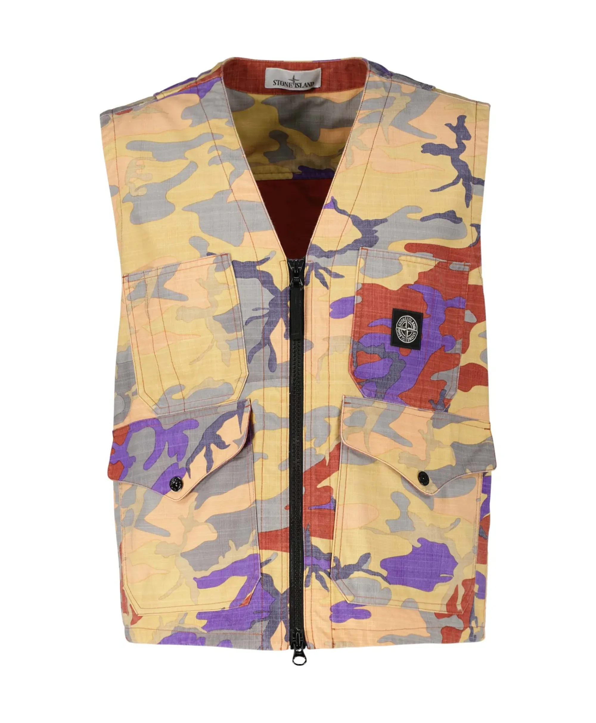 Jassen^Stone Island Bodywarmer G11E7 Oranje