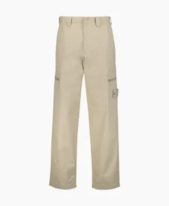 Broeken^Stone Island Broek 319F1 Ghost Piece Beige