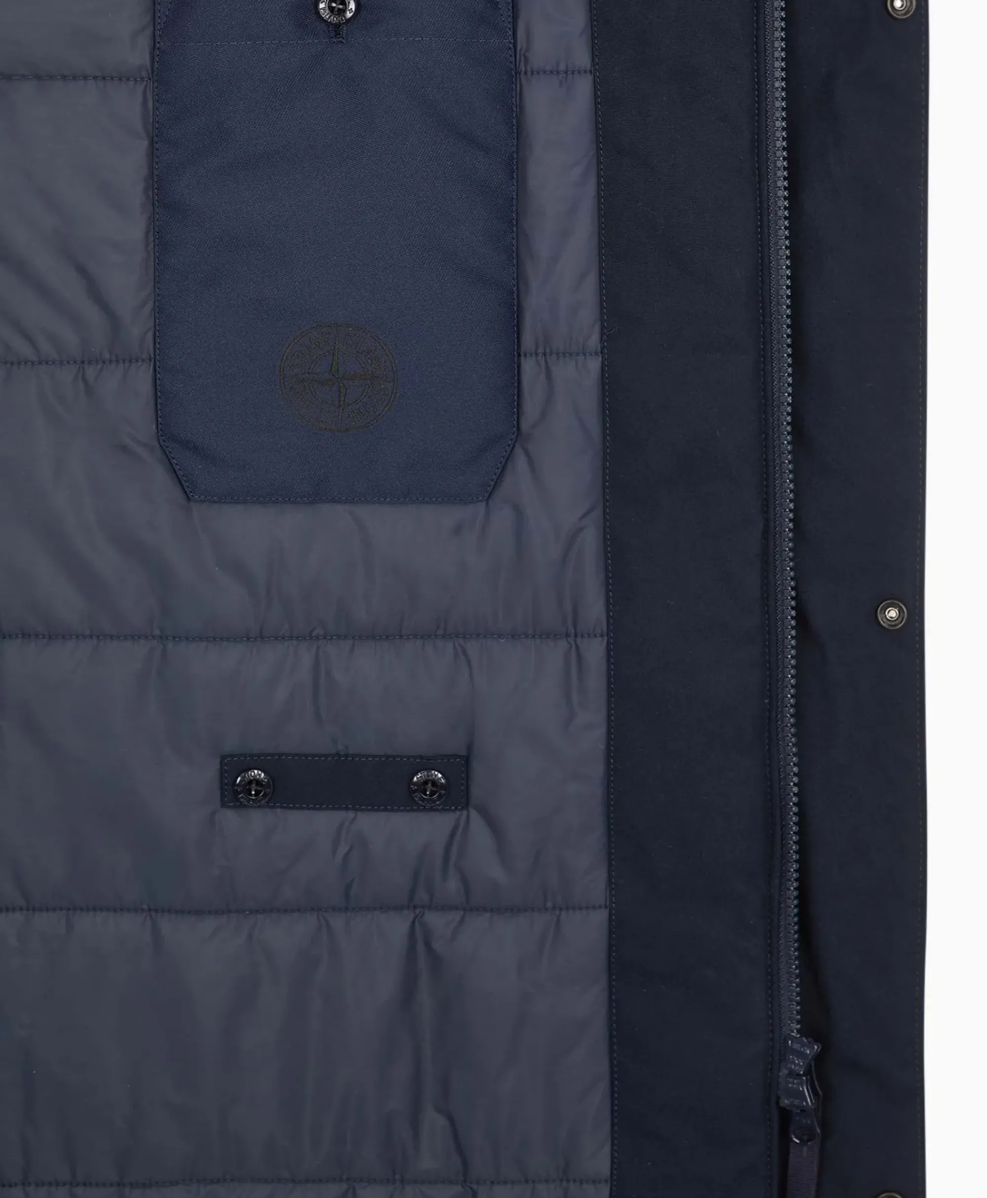 Jassen^Stone Island Jas 710F1 Blauw