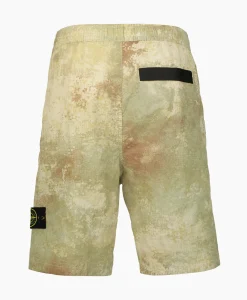 Broeken^Stone Island Korte Broek L20E1 Groen