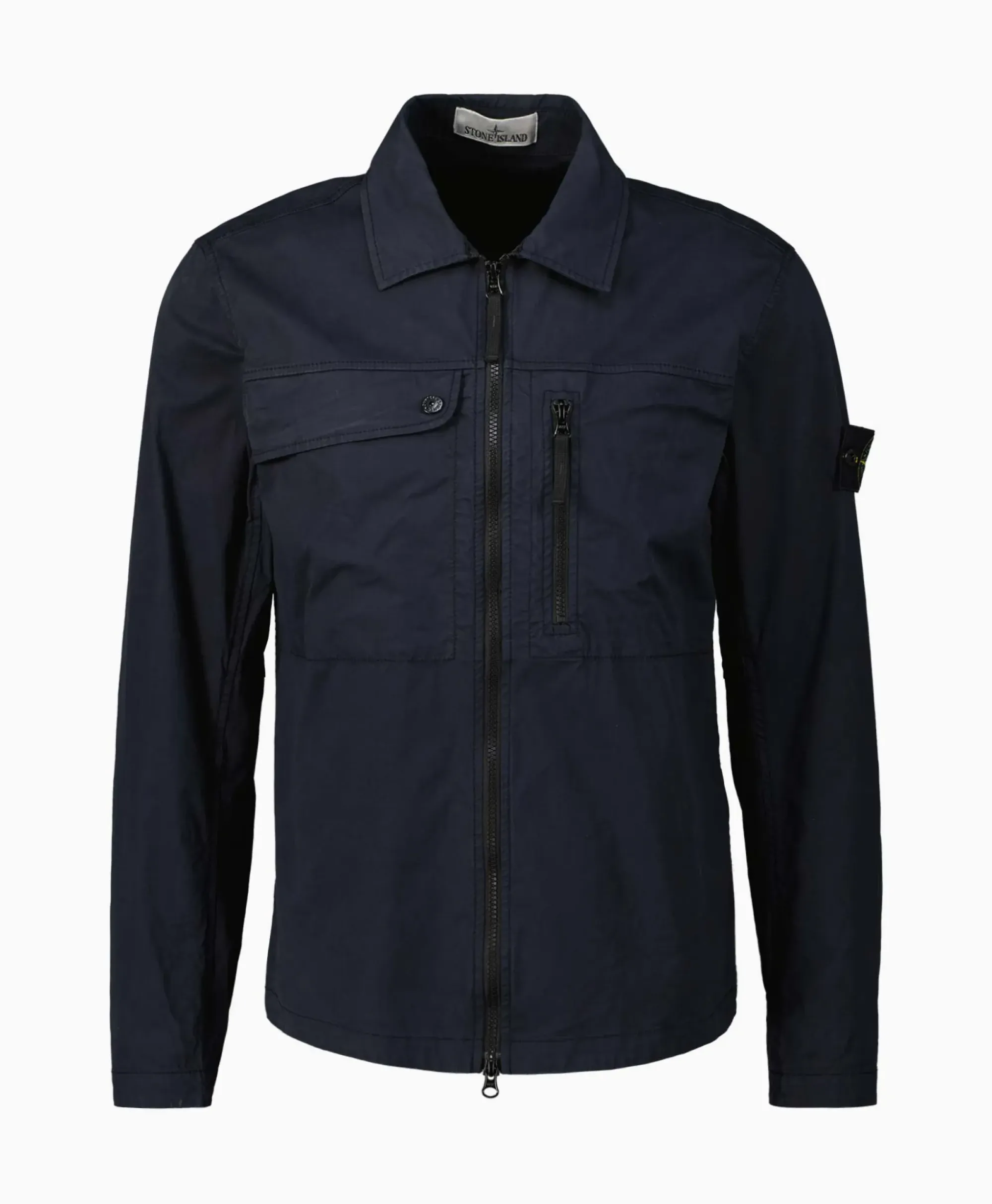 Jassen^Stone Island Overshirt 10210 Donker Blauw