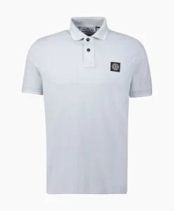 Polo's^Stone Island Polo 2Sc18 Licht Blauw