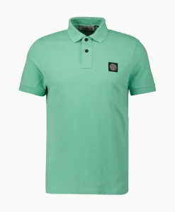 Polo's^Stone Island Polo 2Sc17 Licht Groen