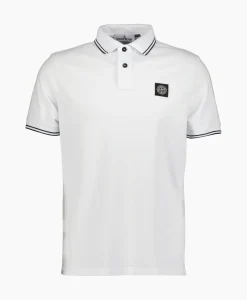 Polo's^Stone Island Polo 2Sc18 Wit