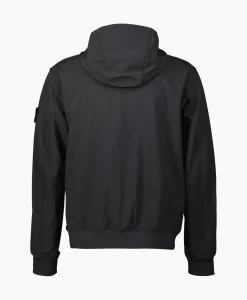 Jassen^Stone Island Softshell Jas 40227 Zwart