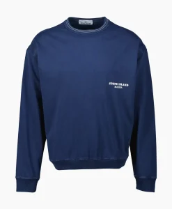 Truien^Stone Island Sweater 614X2 Donker Blauw