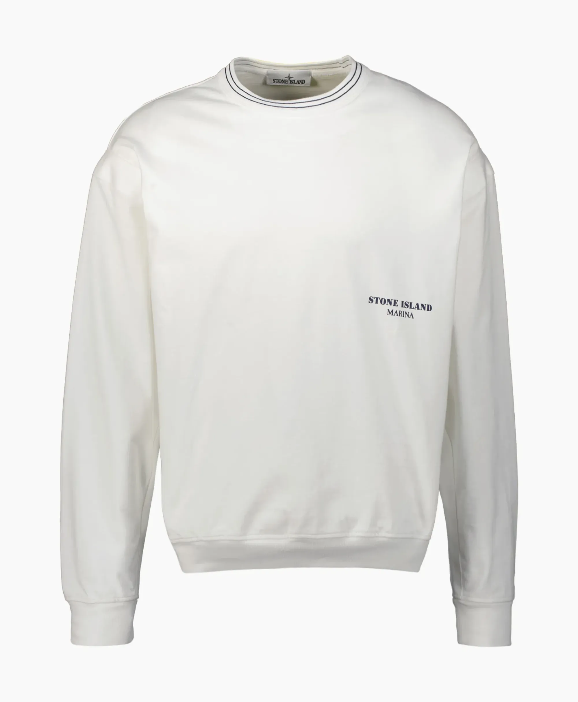 Truien^Stone Island Sweater 614X2 Wit