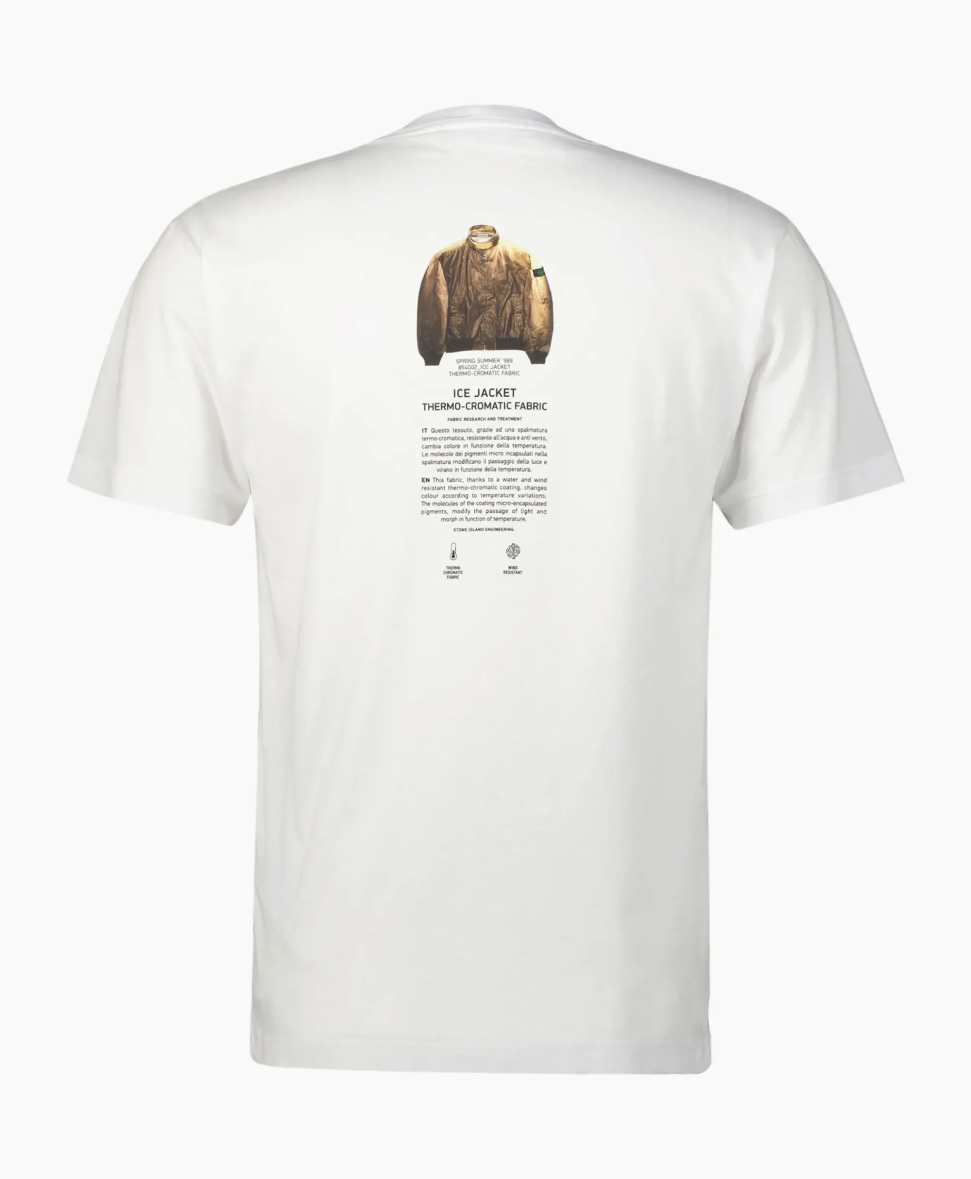 T-Shirts^Stone Island T-Shirt 2Ns91 Wit
