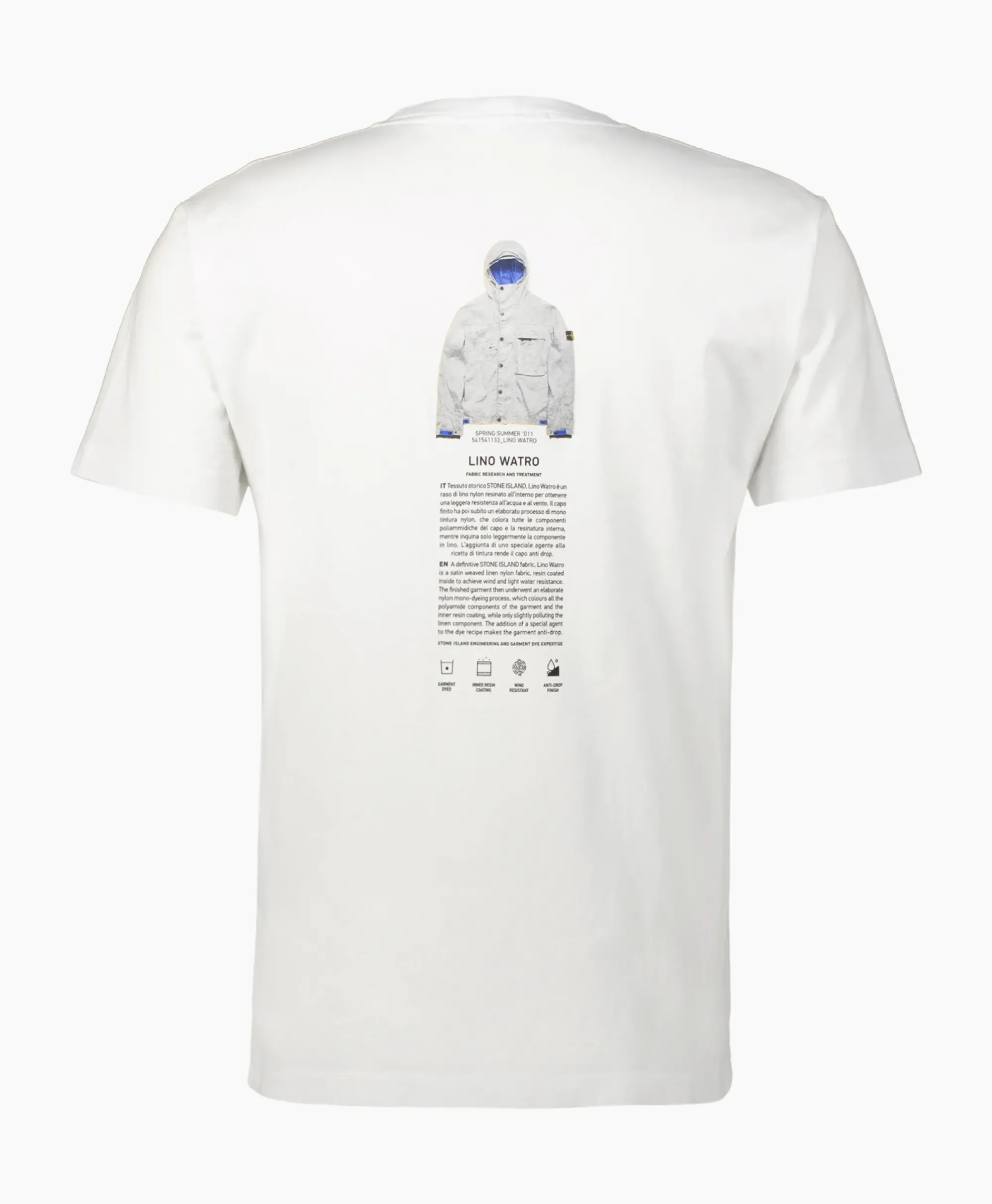 T-Shirts^Stone Island T-Shirt 2Ns91 Wit