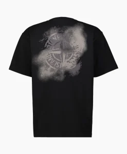 T-Shirts^Stone Island T-Shirt 2Rce6 Zwart