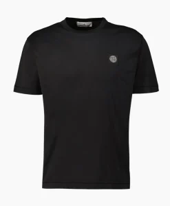 T-Shirts^Stone Island T-Shirt 24113 Zwart