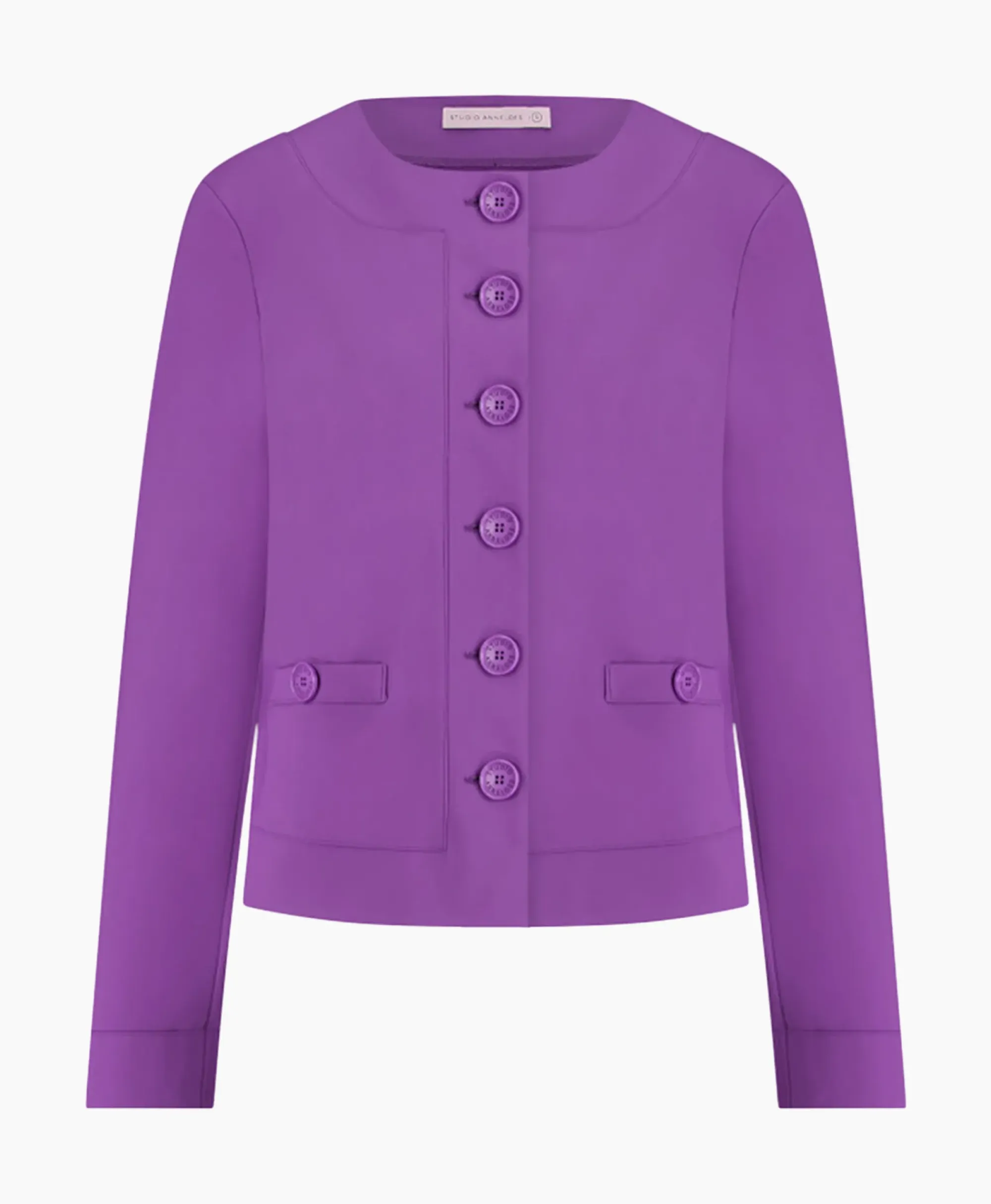Blazers^Studio Anneloes Blazer Janet Bonded Paars
