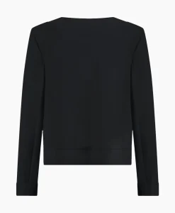 Blazers^Studio Anneloes Blazer Janet Bonded Zwart Dessin