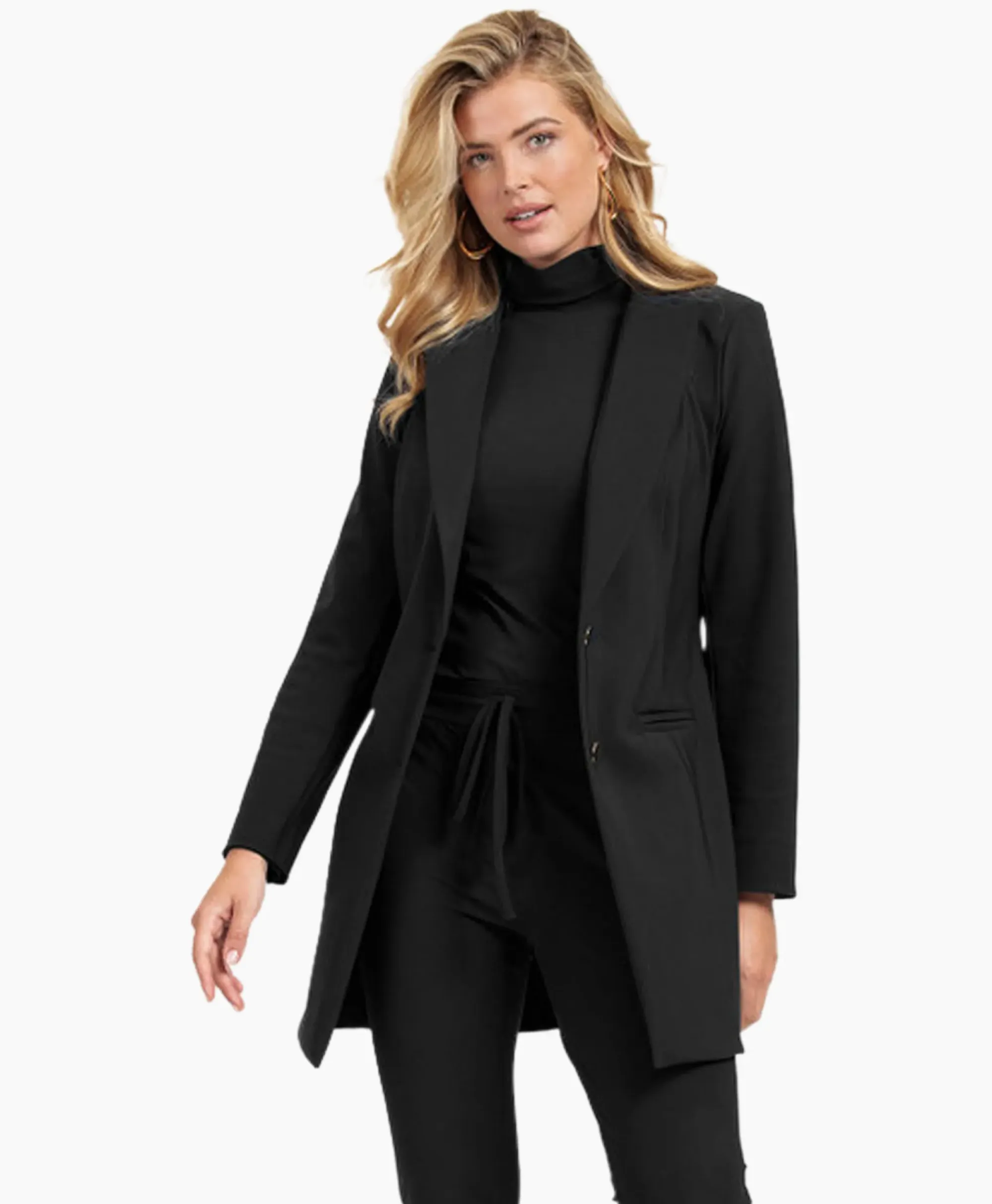 Blazers^Studio Anneloes Blazer Jazzy Bonded Zwart