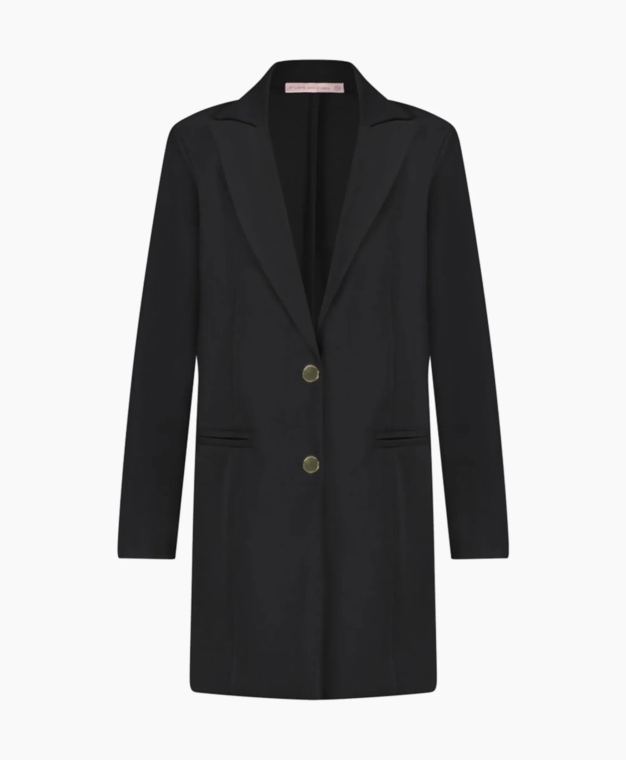 Blazers^Studio Anneloes Blazer Jazzy Bonded Zwart