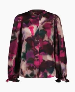 Blouses^Studio Anneloes Blouse Fawn Fading Satin Pink