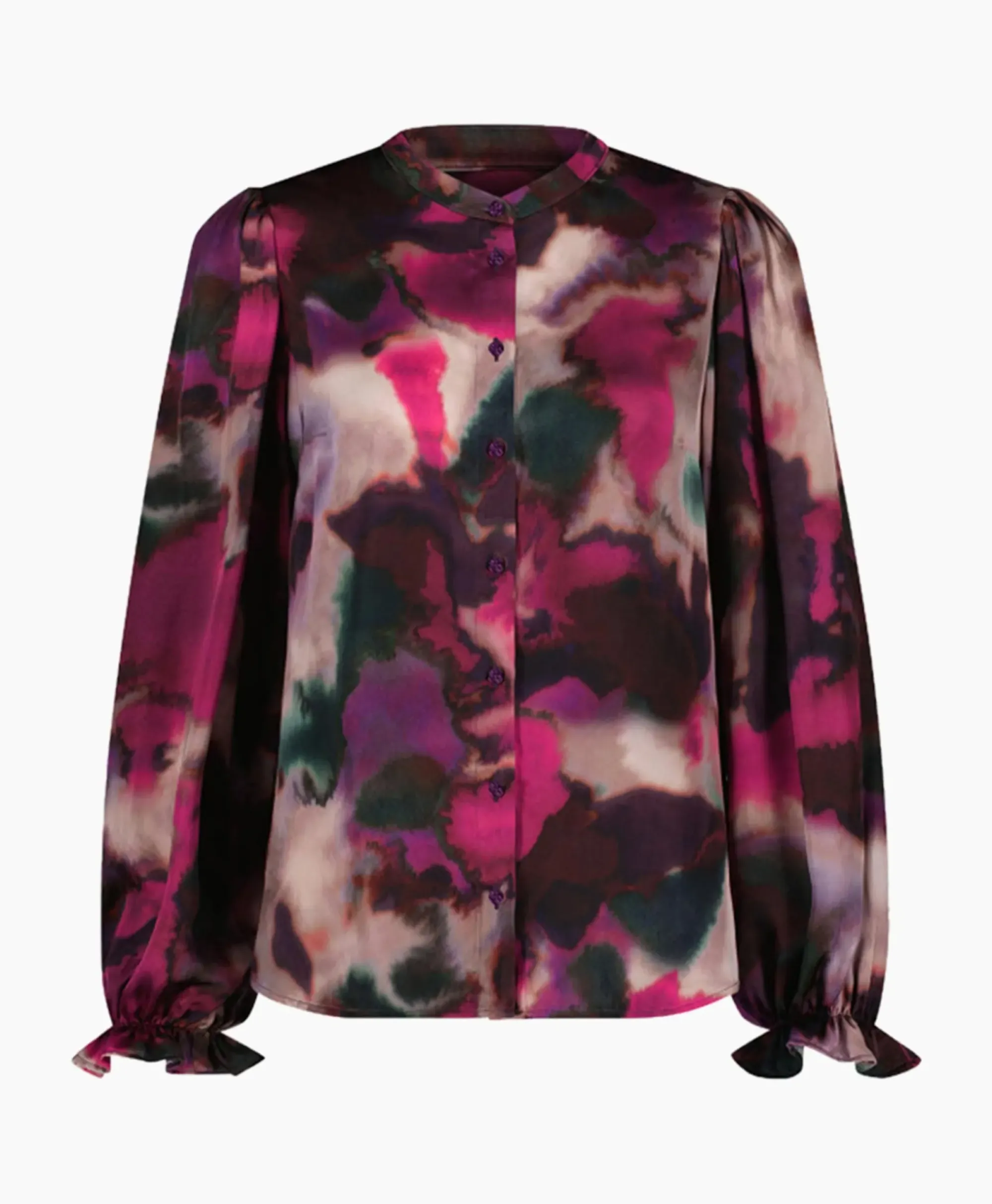 Blouses^Studio Anneloes Blouse Fawn Fading Satin Pink