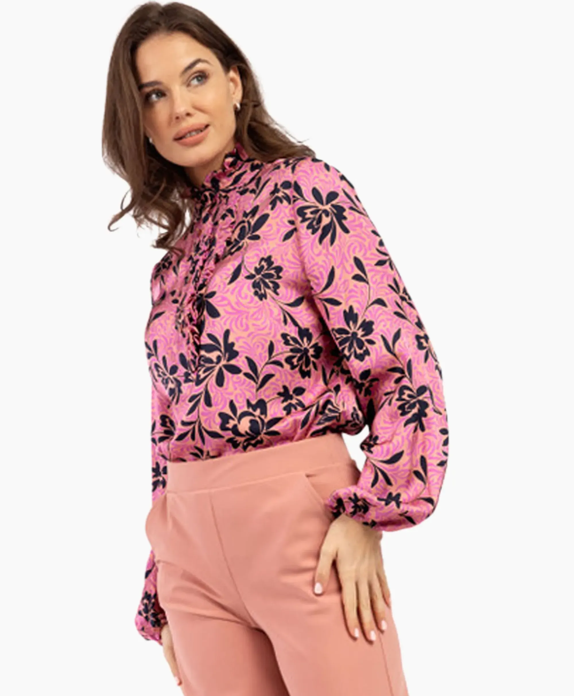 Blouses^Studio Anneloes Blouse Odette Satin Blooming Combo L