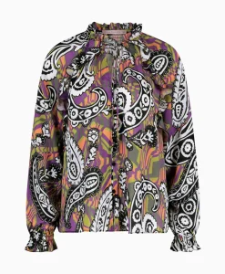 Blouses^Studio Anneloes Blouse Revelin Voile Paisley Combo L