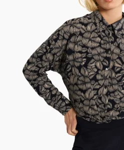 Blouses^Studio Anneloes Blouse Sanne Flower Zand