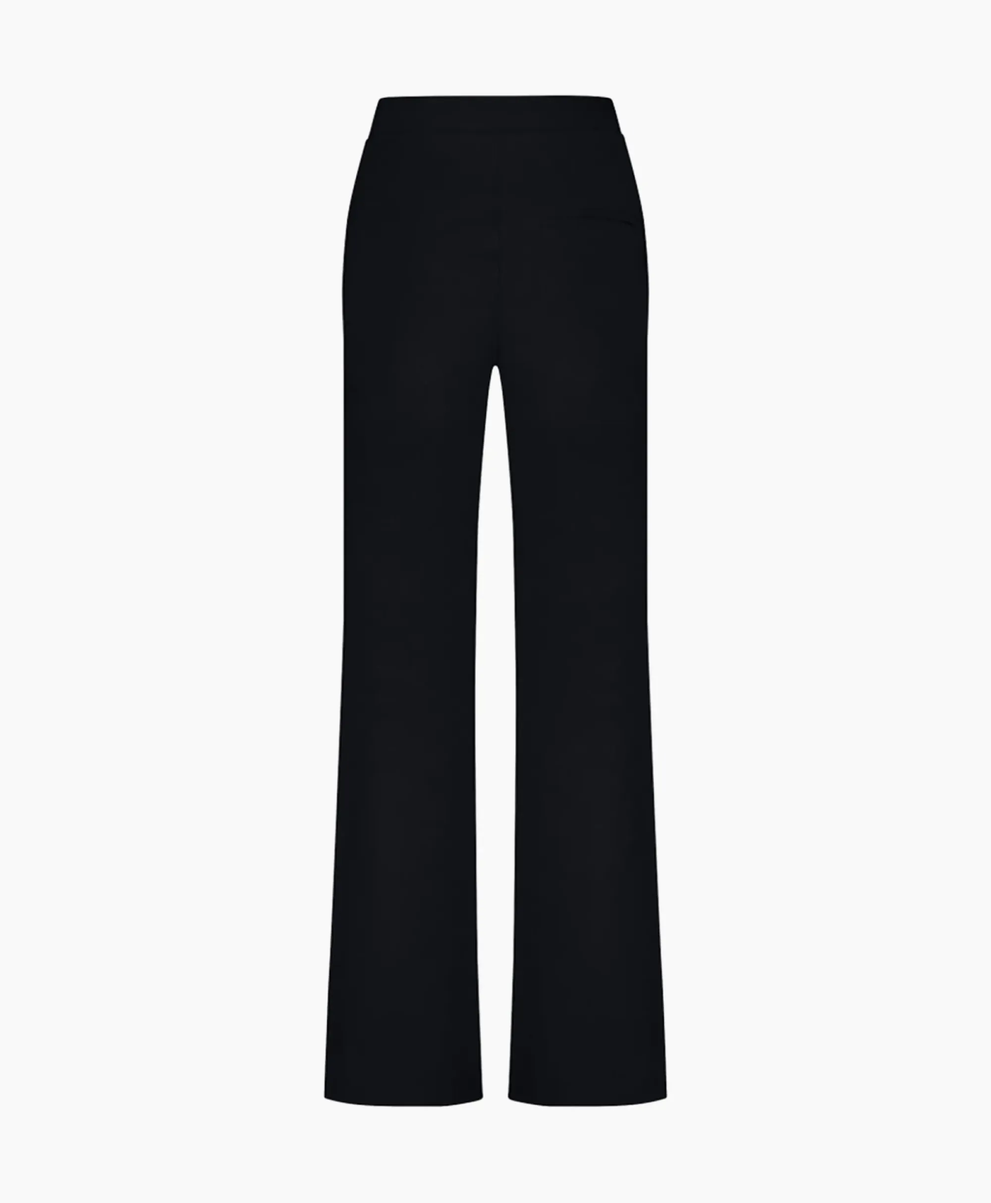 Broeken^Studio Anneloes Broek Alex Bonded Mesh Trousers Zwart Dessin