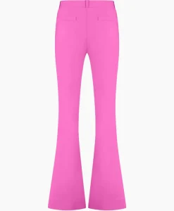 Broeken^Studio Anneloes Broek Flair Bonded Trousers Lila